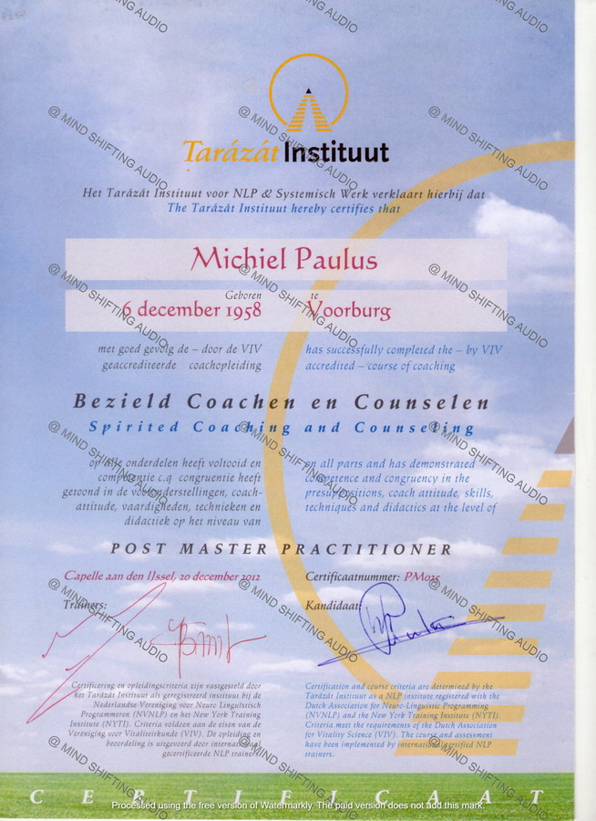 Neuro Linguistic Programming