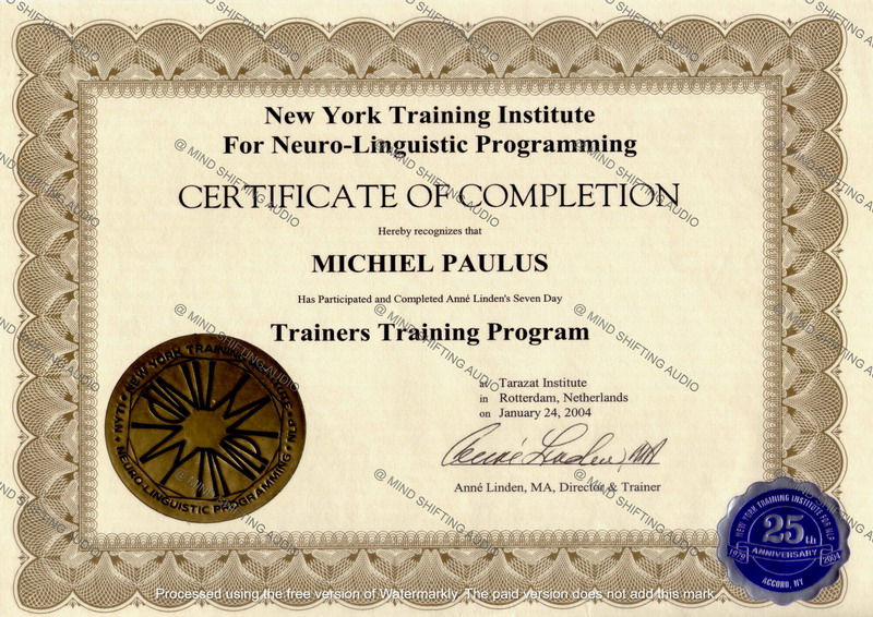 Neuro Linguistic Programming